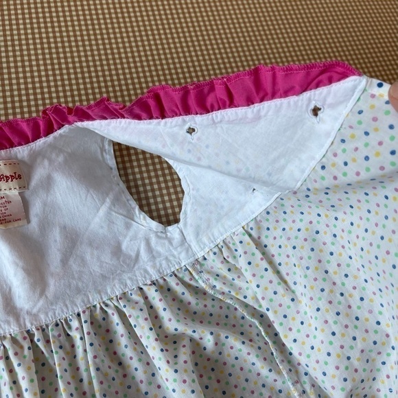 Toffee Apple polka dots multicolor dress.
Size 18months - Picture 9 of 10